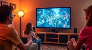 Visore per Vedere TV a 100 Pollici