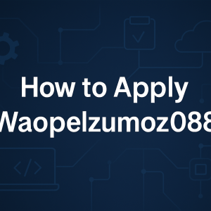How to Apply Waopelzumoz088
